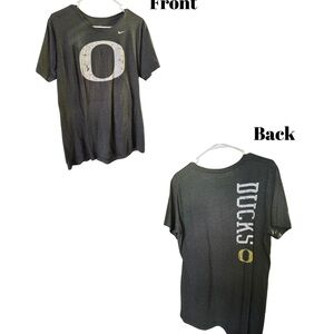 Nike Gray T-Shirt with Yellow and White Accents